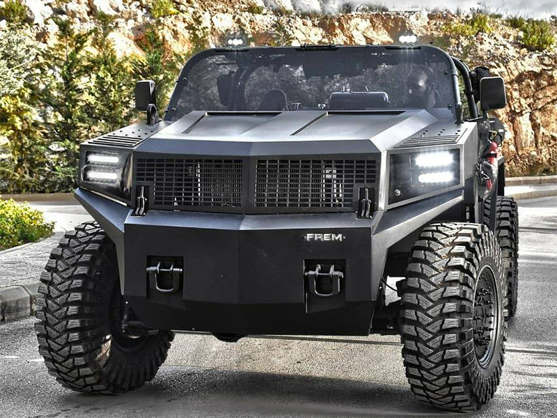 بالفيديو: أول سيارة رباعية الدفع بتصميم لبناني!